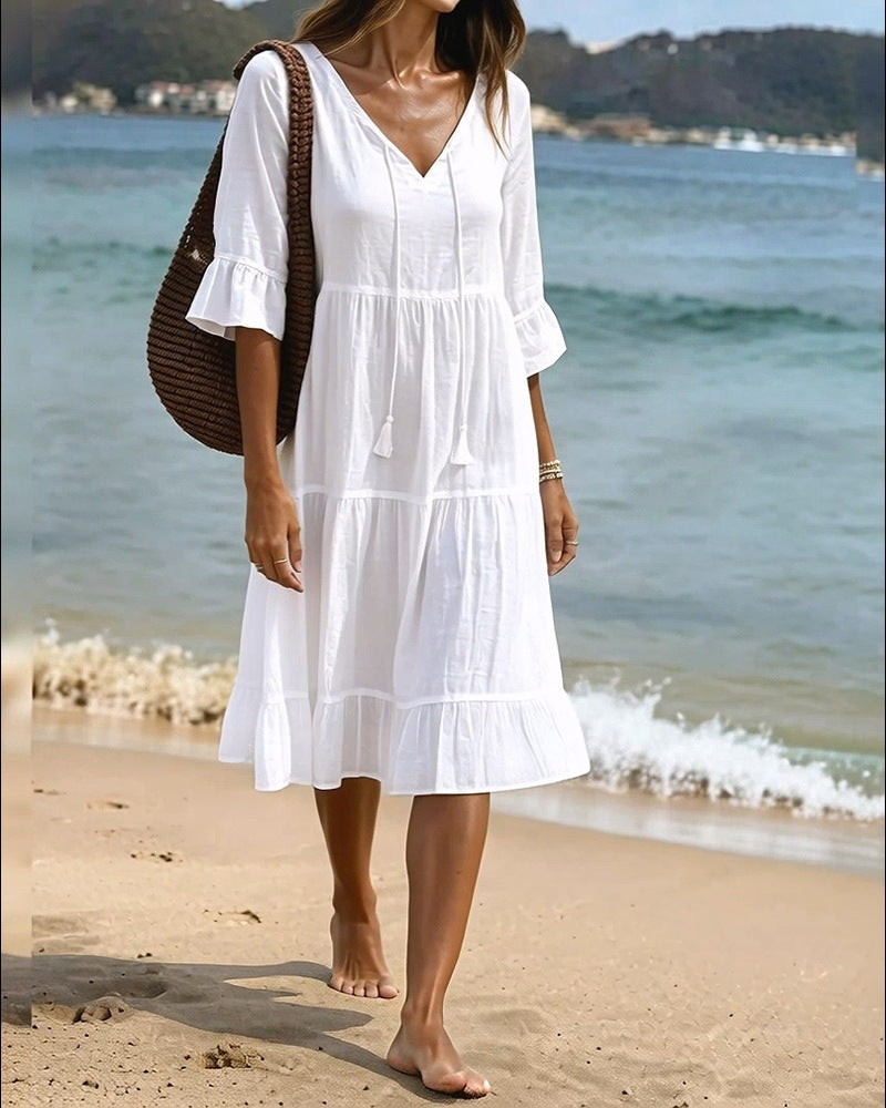 Vestido Evasé Holgado