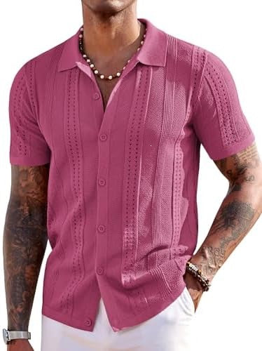 Polo de punto de manga corta bordado