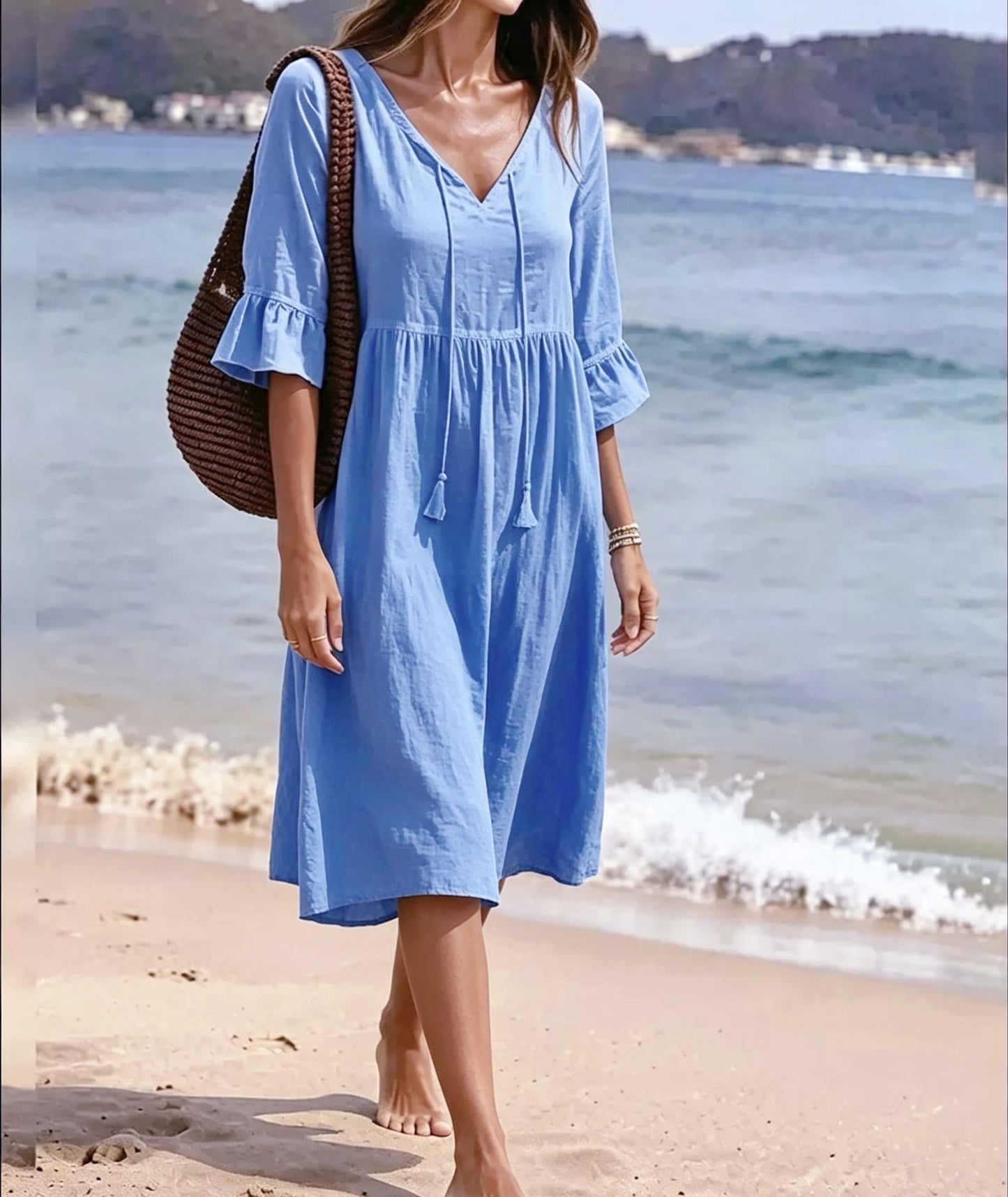 Vestido Evasé Holgado