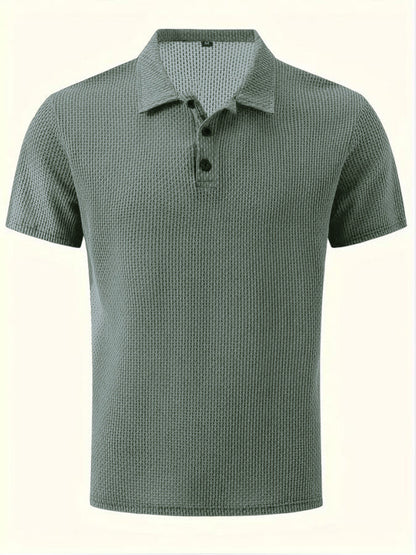 Polo de verano de malla de seda helada