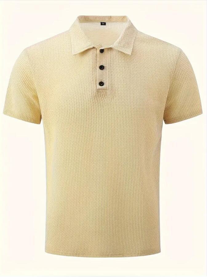 Polo de verano de malla de seda helada