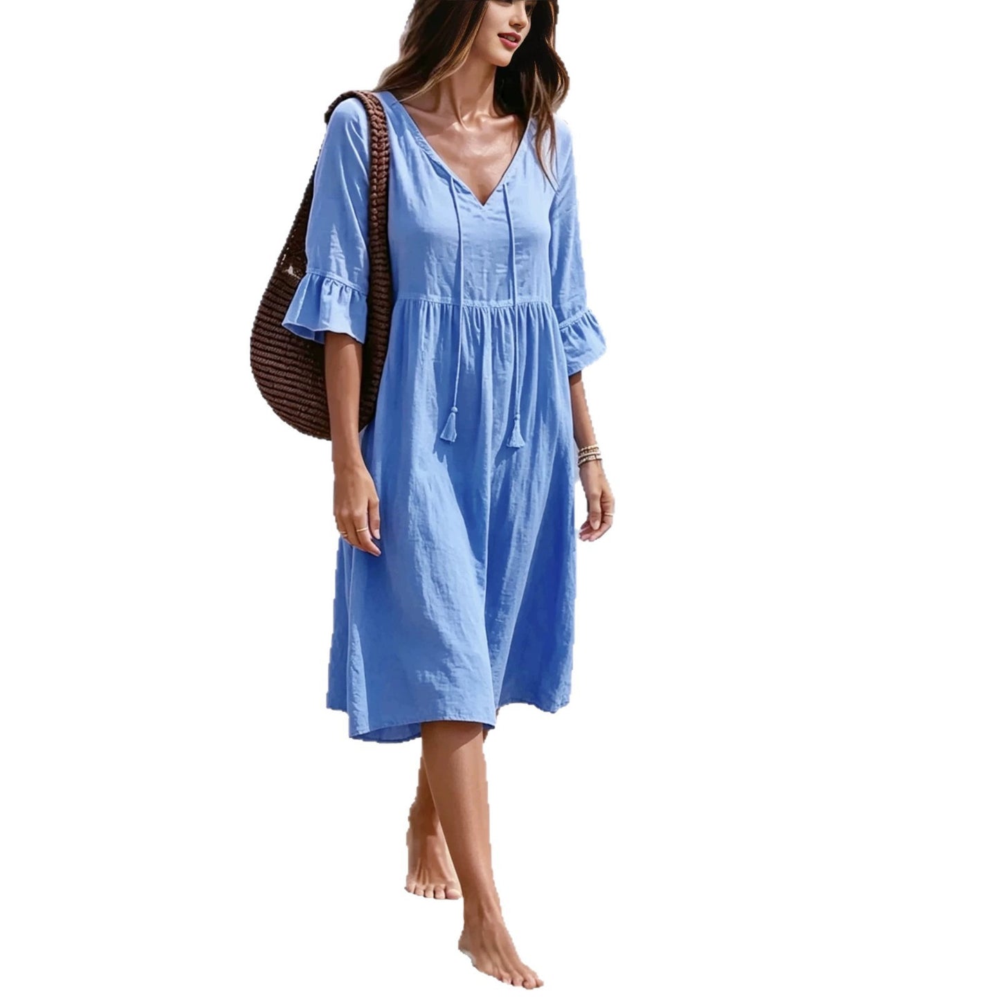 Vestido Evasé Holgado
