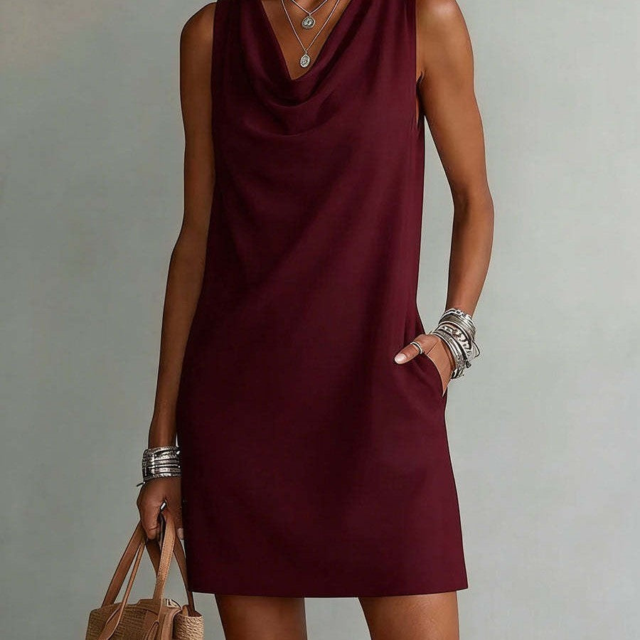 Vestido de Punto sin Mangas