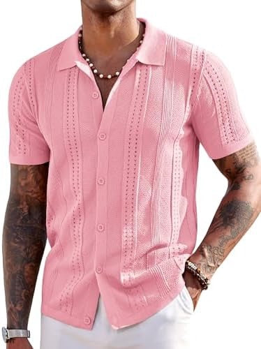 Polo de punto de manga corta bordado