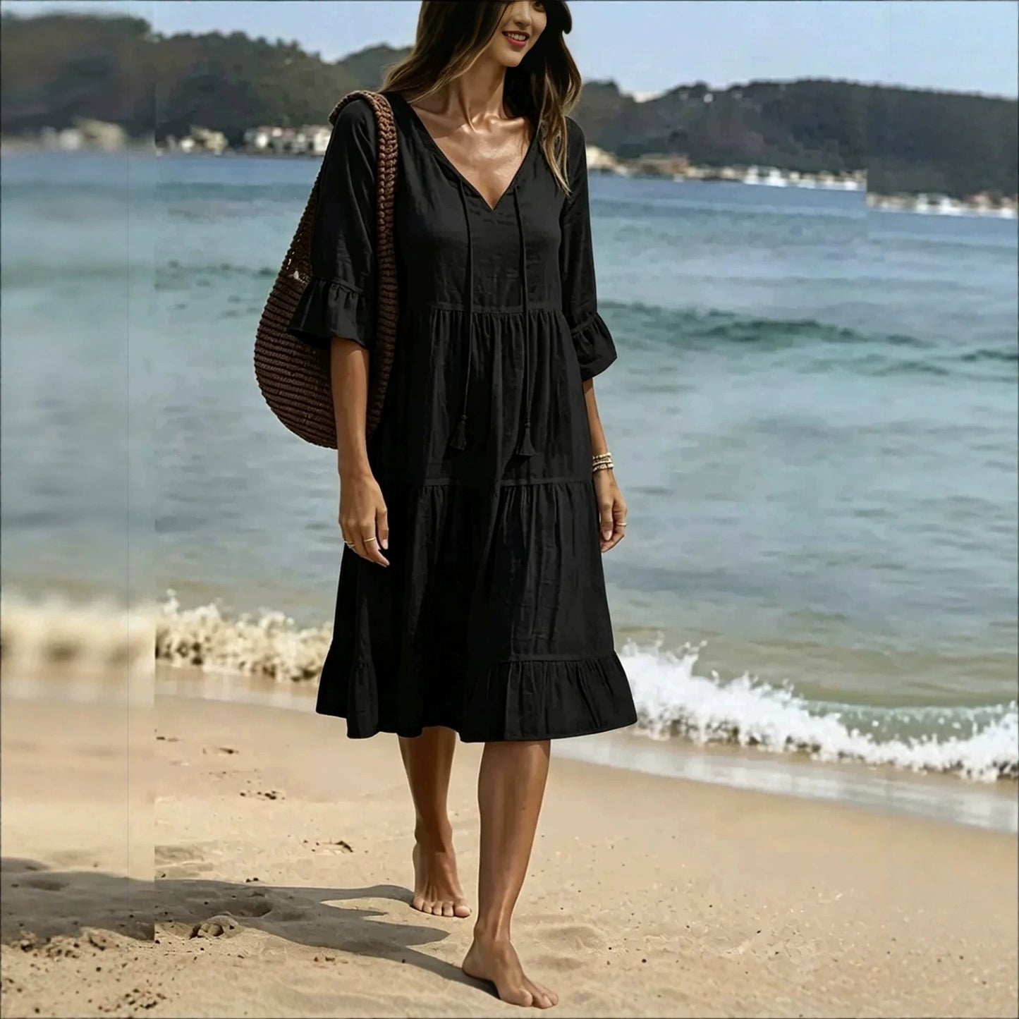 Vestido Evasé Holgado