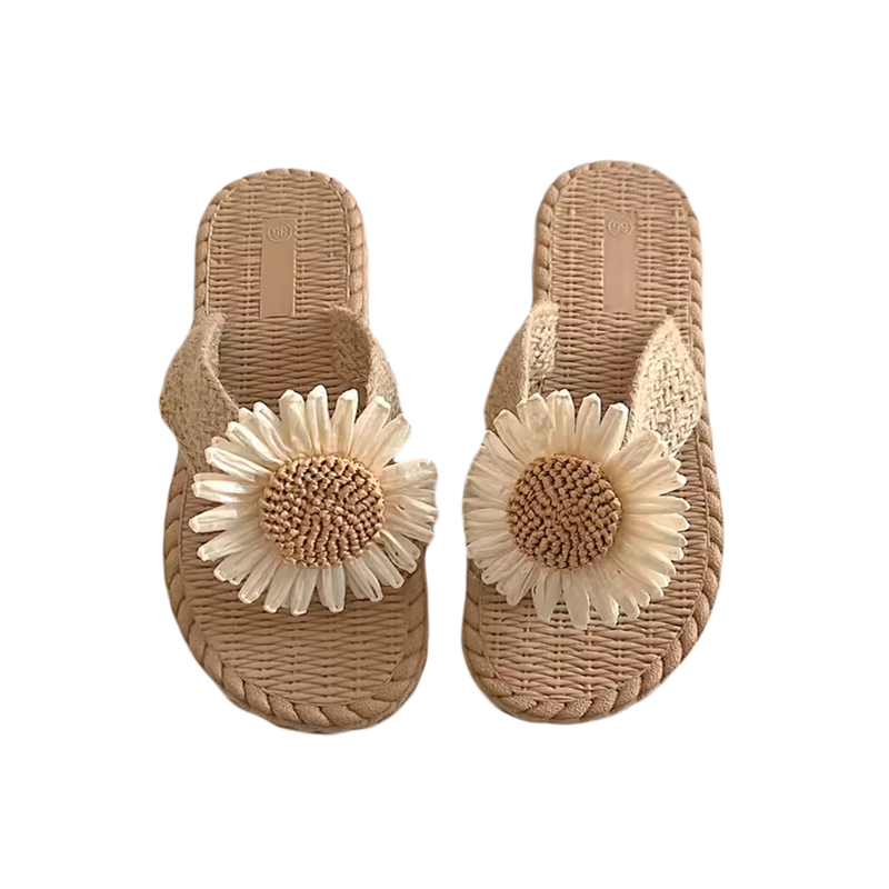 Pantuflas de Cáñamo Tejidas a Mano