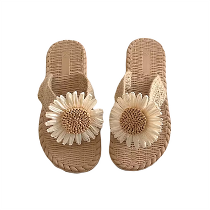 Pantuflas de Cáñamo Tejidas a Mano