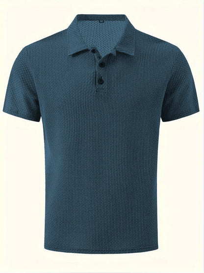 Polo de verano de malla de seda helada