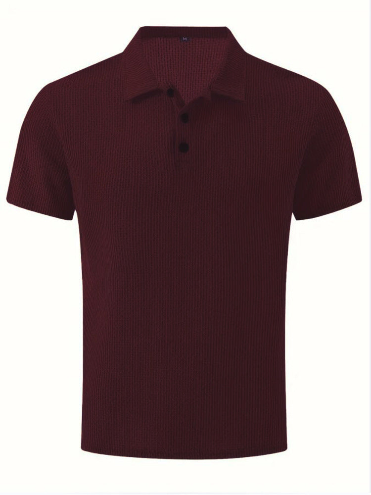 Polo de verano de malla de seda helada