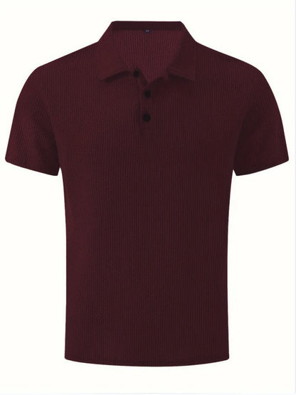Polo de verano de malla de seda helada