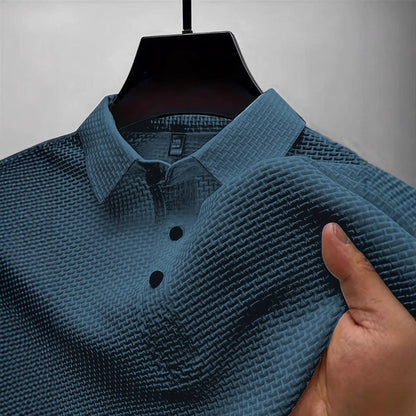 Polo de verano de malla de seda helada