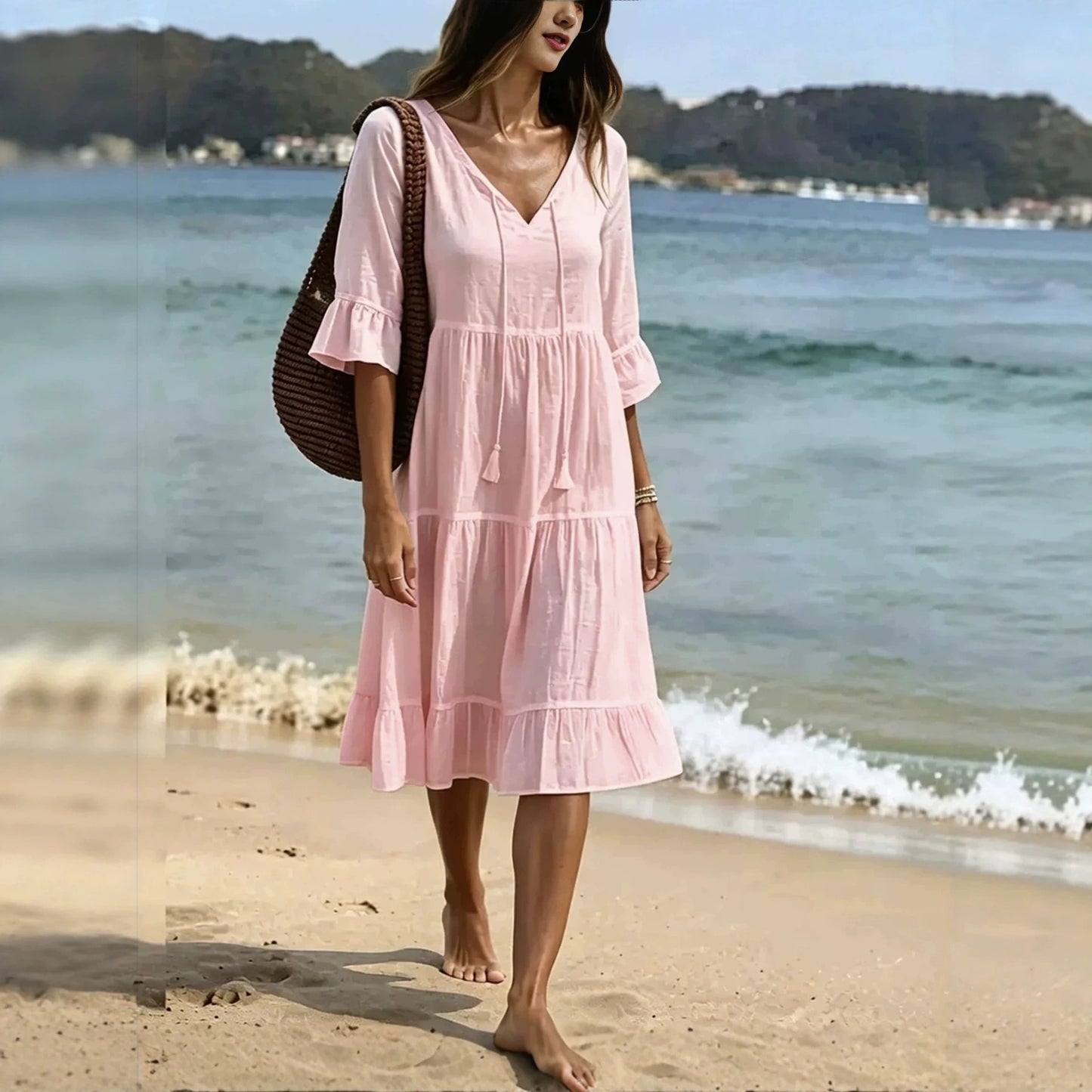 Vestido Evasé Holgado