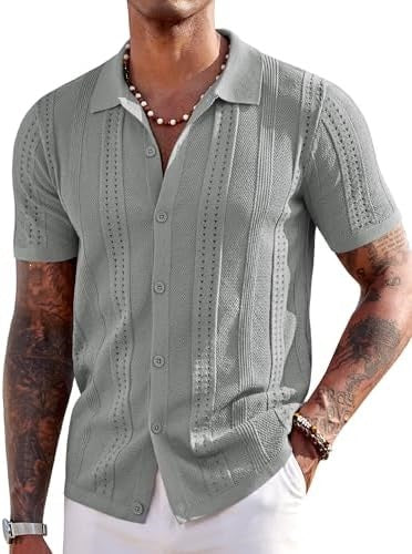 Polo de punto de manga corta bordado