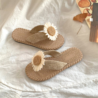 Pantuflas de Cáñamo Tejidas a Mano