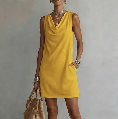Vestido de Punto sin Mangas