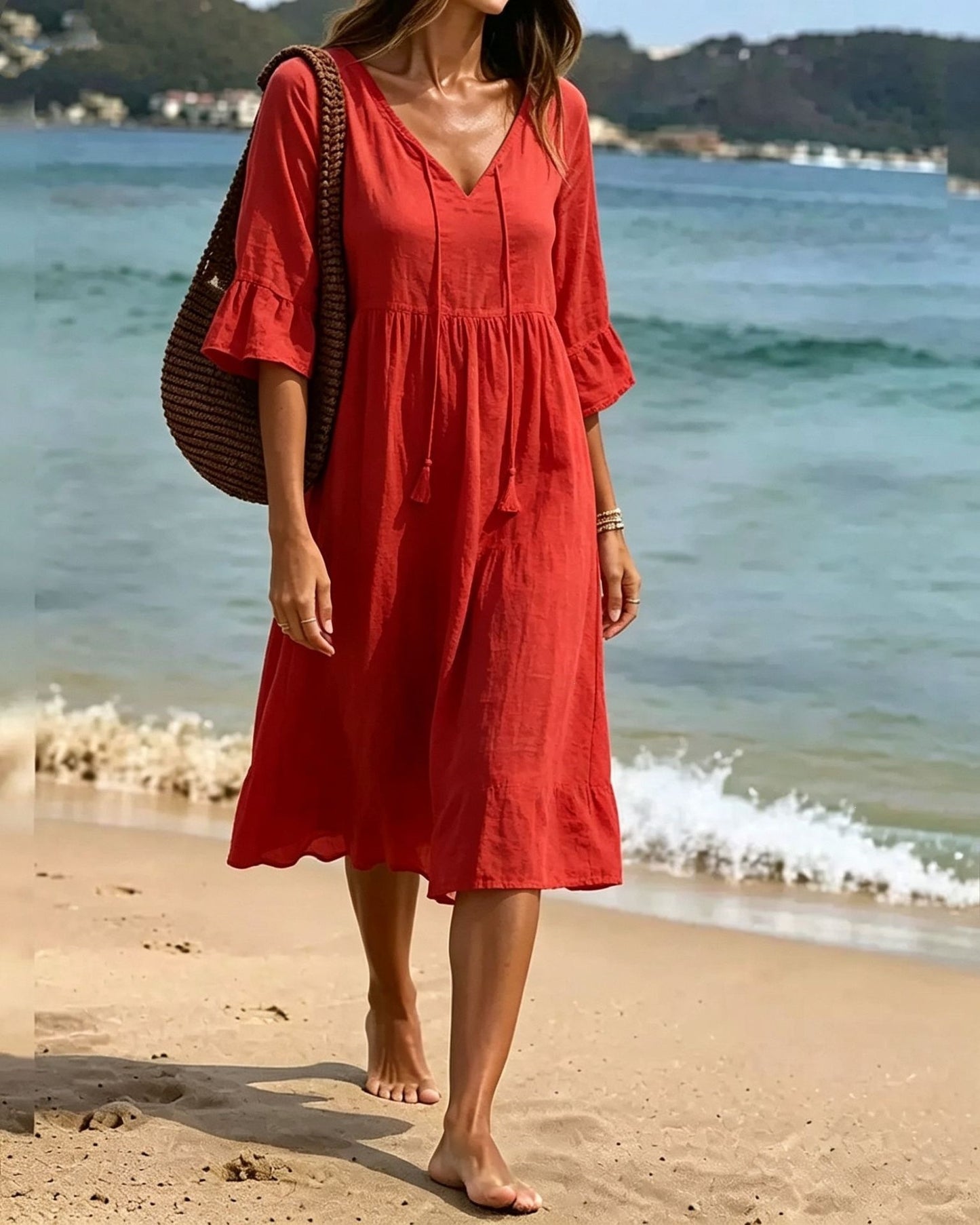 Vestido Evasé Holgado