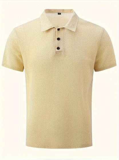Polo de verano de malla de seda helada