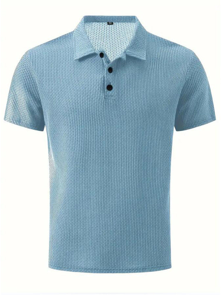 Polo de verano de malla de seda helada